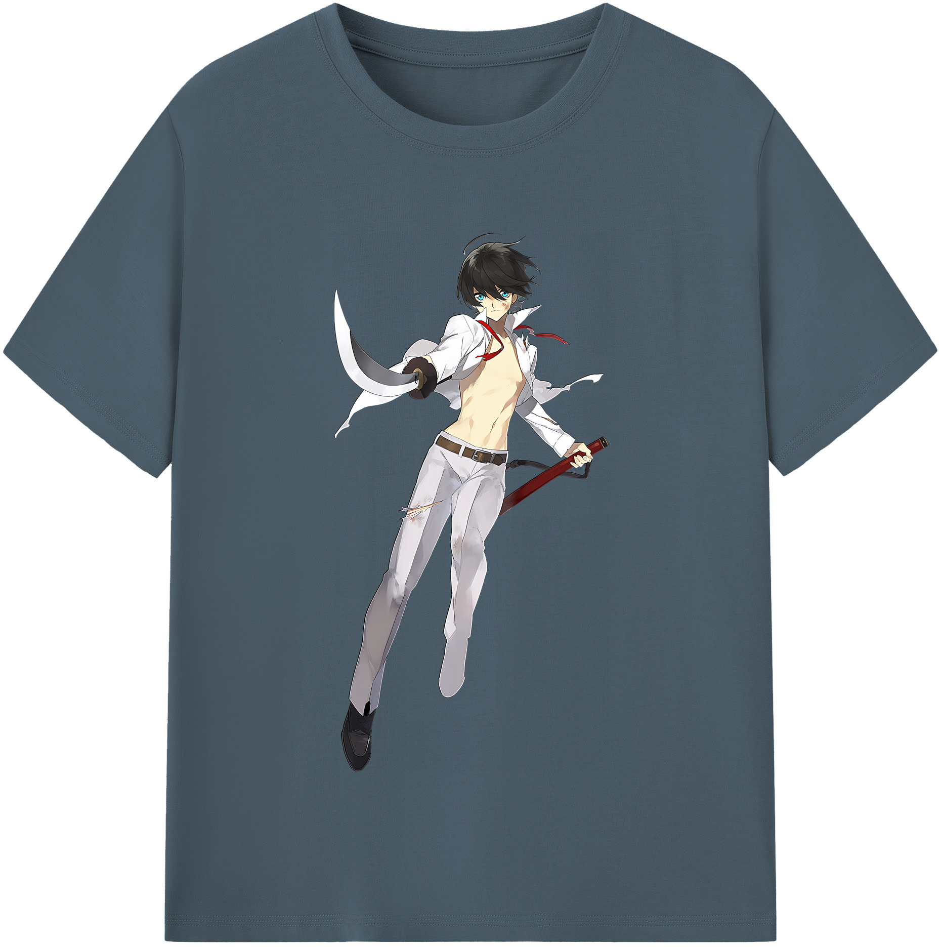 （画像用） 刀剣乱舞 Touken Ranbu 綿100％半袖Tシャツ（フロントプリント）